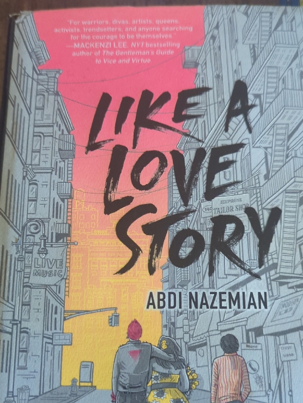 Like a Love Story by - Pink/Yellow Book Cover